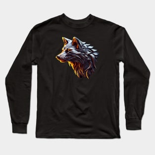 Wolf School IV - Silver Wolf - Fantasy - Witcher Long Sleeve T-Shirt